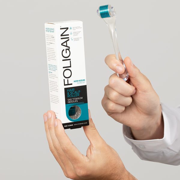FOLIGAIN Hair & Scalp Roller 0.25 Titanium Needles