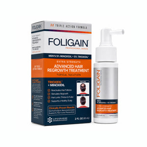 FOLIGAIN® Advanced Hair Regrowth For Men Minoxidil 5% + TRIOXIDIL® 5% - FOLIGAIN UNITED KINGDOM