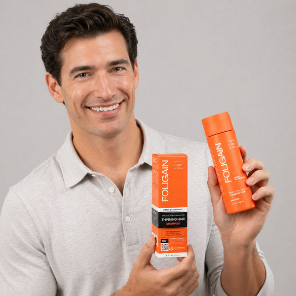 FOLIGAIN Triple Action Shampoo For Thinning Hair For Men with 2% Trioxidil - FOLIGAIN UNITED KINGDOM