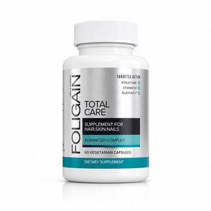 FOLIGAIN® TOTAL CARE Supplement for Thinning Hair, Skin & Nails 60 Vegetarian Capsules - FOLIGAIN UNITED KINGDOM