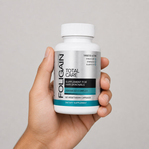 FOLIGAIN® TOTAL CARE Supplement for Thinning Hair, Skin & Nails 60 Vegetarian Capsules - FOLIGAIN UNITED KINGDOM