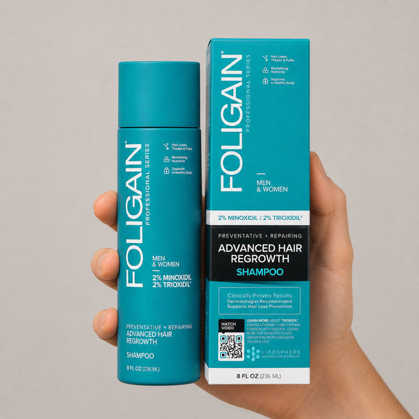 FOLIGAIN® Advanced Hair Regrowth Hair Shampoo Minoxidil 2% + TRIOXIDIL® 2% - FOLIGAIN UNITED KINGDOM