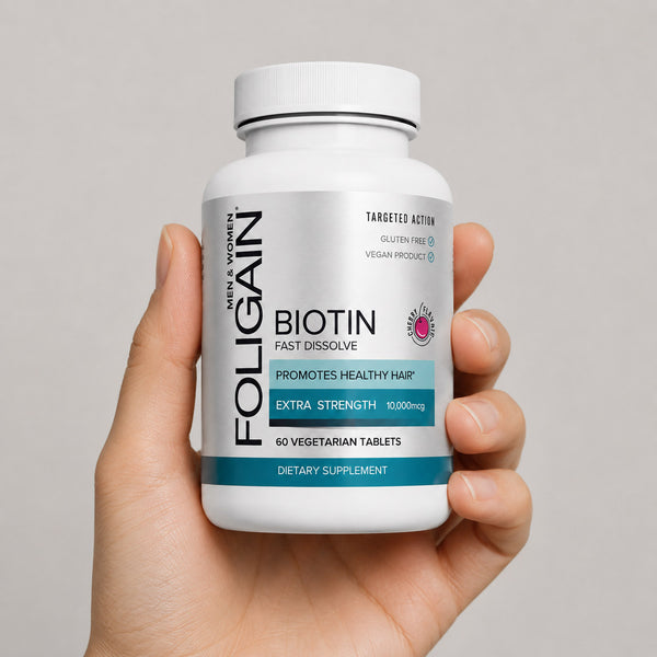 FOLIGAIN® Biotin Fast Dissolve Supplement For Healthier-Looking Hair - FOLIGAIN UNITED KINGDOM
