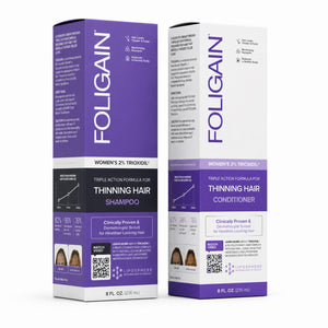 FOLIGAIN® Hair Growth Shampoo + Conditioner Kit For Women - FOLIGAIN UNITED KINGDOM