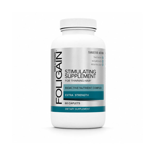 FOLIGAIN® Stimulating Supplement For Thinning Hair 60 Caplets - FOLIGAIN UNITED KINGDOM