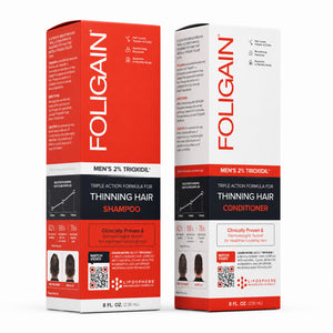 FOLIGAIN® Hair Growth Shampoo + Conditioner Kit For Men - FOLIGAIN UNITED KINGDOM
