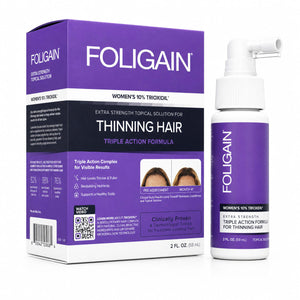 FOLIGAIN® Triple Action Complete Formula For Thinning Hair For Women with 10% TRIOXIDIL® - FOLIGAIN UNITED KINGDOM