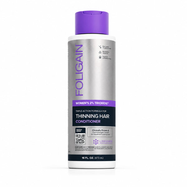 FOLIGAIN® Triple Action Conditioner For Thinning Hair For Women with 2% TRIOXIDIL® 473ml - FOLIGAIN UNITED KINGDOM
