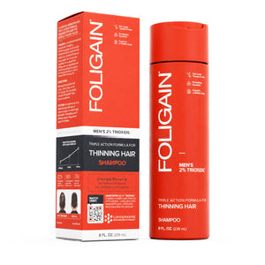 FOLIGAIN® Triple Action Shampoo For Thinning Hair For Men with 2% TRIOXIDIL® - FOLIGAIN UNITED KINGDOM