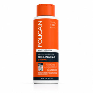 FOLIGAIN® Triple Action Shampoo For Thinning Hair For Men with 2% TRIOXIDIL® 473ml - FOLIGAIN UNITED KINGDOM