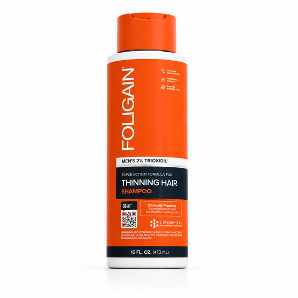 FOLIGAIN® Triple Action Shampoo For Thinning Hair For Men with 2% TRIOXIDIL® 473ml - FOLIGAIN UNITED KINGDOM