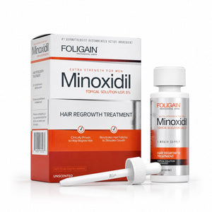 FOLIGAIN® Minoxidil 5% Hair Regrowth Treatment For Men One Month Supply - FOLIGAIN UNITED KINGDOM