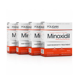 FOLIGAIN® Minoxidil 5% Hair Regrowth Treatment For Men 12 Month Supply - FOLIGAIN UNITED KINGDOM