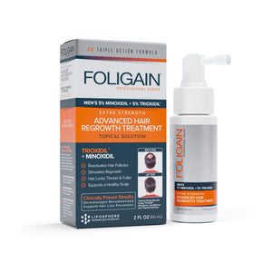 FOLIGAIN Advanced Hair Regrowth For Men Minoxidil 5% + Trioxidil 5% - FOLIGAIN UNITED KINGDOM