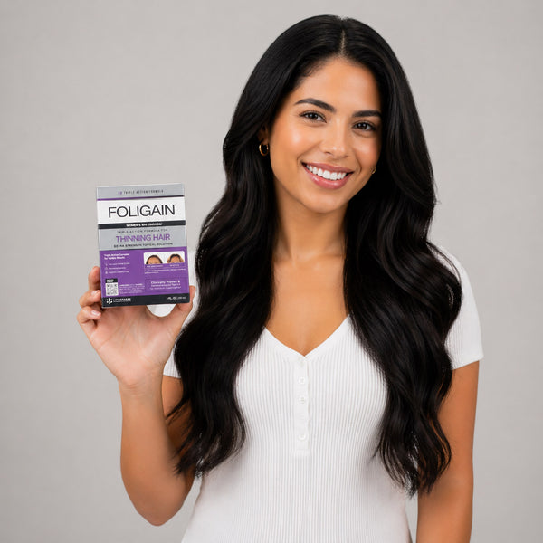 FOLIGAIN Triple Action Complete Formula For Thinning Hair For Women with 10% Trioxidil - FOLIGAIN UNITED KINGDOM