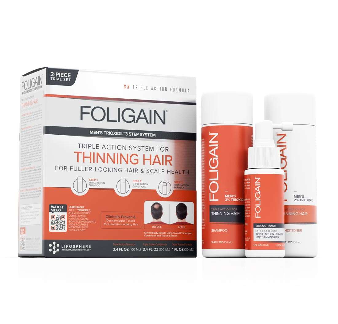 ® Triple Action Hair Care System 3 Piece Trial Set